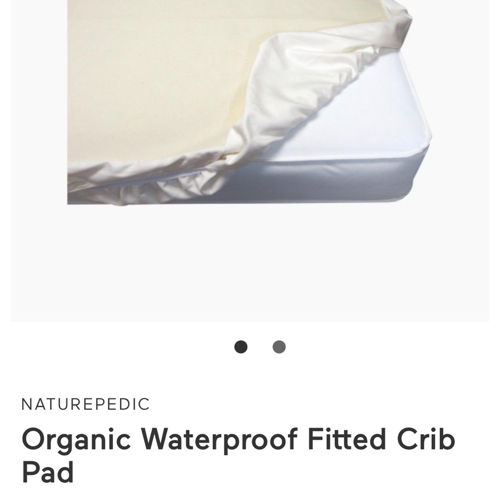 Naturpedic Waterproof Crib pad